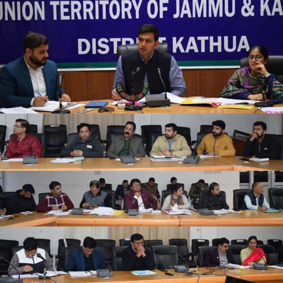  DC Kathua underscores importance of working on the identified deliverables with an optimistic approach