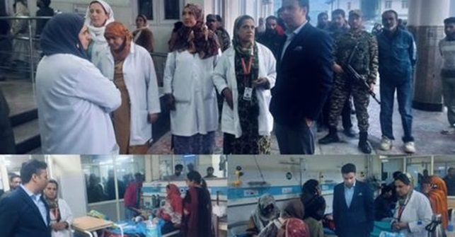 'DC Srinagar pays surprise visit to Children Hospital '