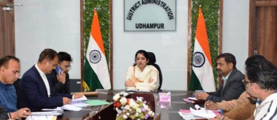 DC Udhampur emphasizes need for expediting ongoing projects to meet the stipulated deadlines