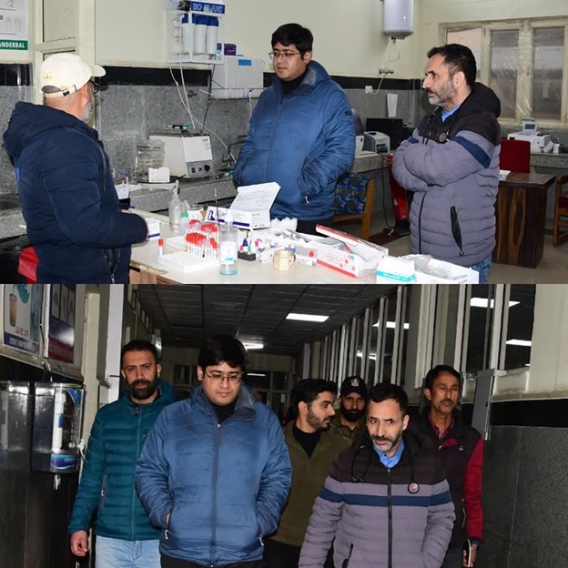 DC Ganderbal conducts surprise inspection of District Hospital 