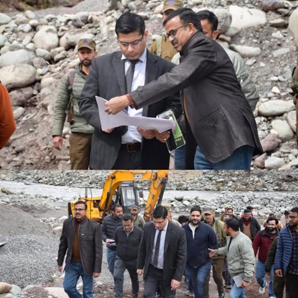 DC Poonch inspects key developmental Projects:  Calls for Timeline Completion of works 