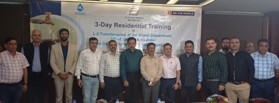 JJM  at Final stage but now, Ministry of Jal Shakti organizes 3 day Residential Training for L2 functionaries of Jal Shakti J&K