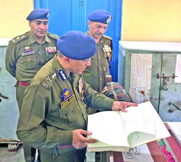 ADGP Jammu Zone conducts surprise visit of Police Station