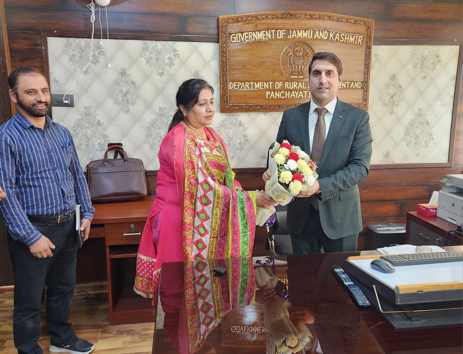  Aijaz Asad assumes charge as Secretary RDD J&K