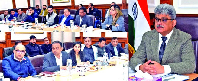 Atal Dulloo, CS reviews development of tourism infrastructure under PRASHAD Scheme