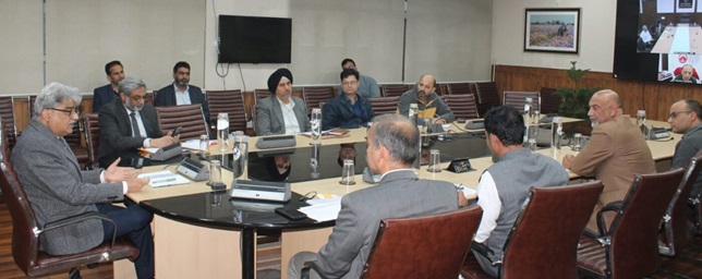 Chief Secretary J&K assesses progress of IoT based delivery of essential services 