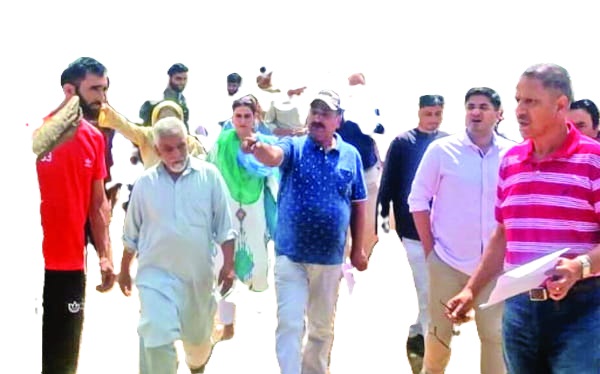 DC Shopian & Secretary Sports Council inspect Key Sports Projects