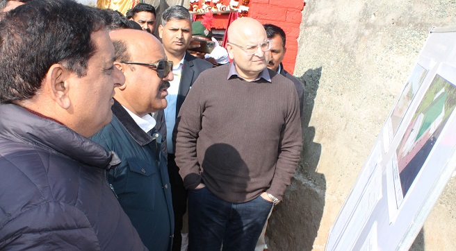 Dy CM J&K lays foundation stone for Sports Block at Degree College Nowshera