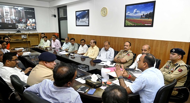 Div Com Jammu & ADGP Jammu review arrangements for Shri Buddha Amarnathji Yatra 2024