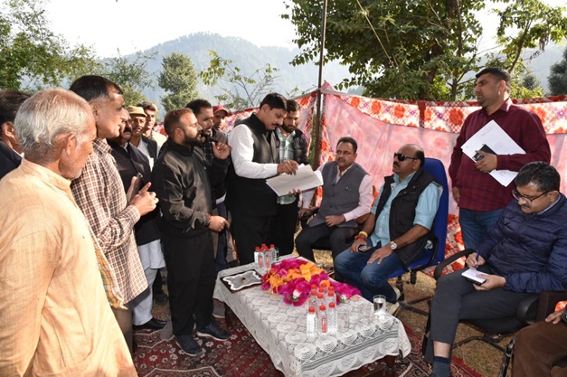 Dy CM conducts extensive tour of Panchari, Moungri