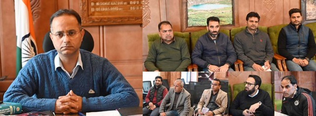 DC Shopian for prevention of illegal mining in the district