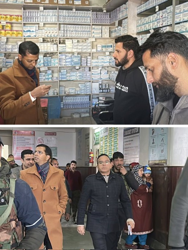 DC Shopian conducts surprise inspection of District Hospital