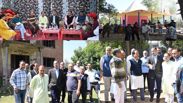 DC Shopian visits ancient Temple site Arde Nareshwar Temple, interacts with devotees