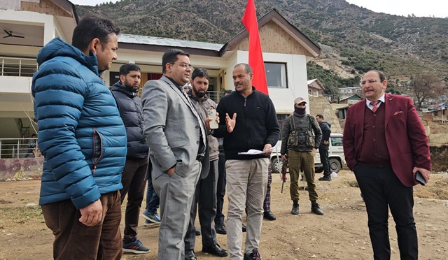 DC Kishtwar reviews working of PHC, PCD, Inspects under-construction Police Line 