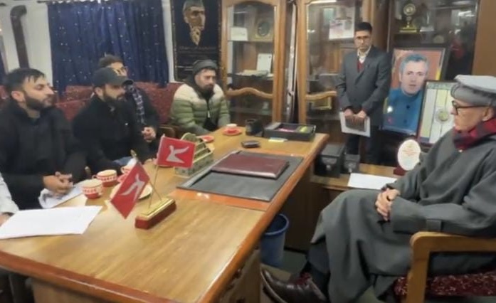 CM J&K Omar Abdullah assures protesting Students ; demands to be addressed within 6 months