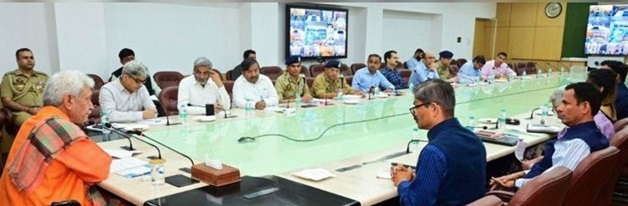 LG Sinha chairs high level meeting to review preparedness for upcoming festivals