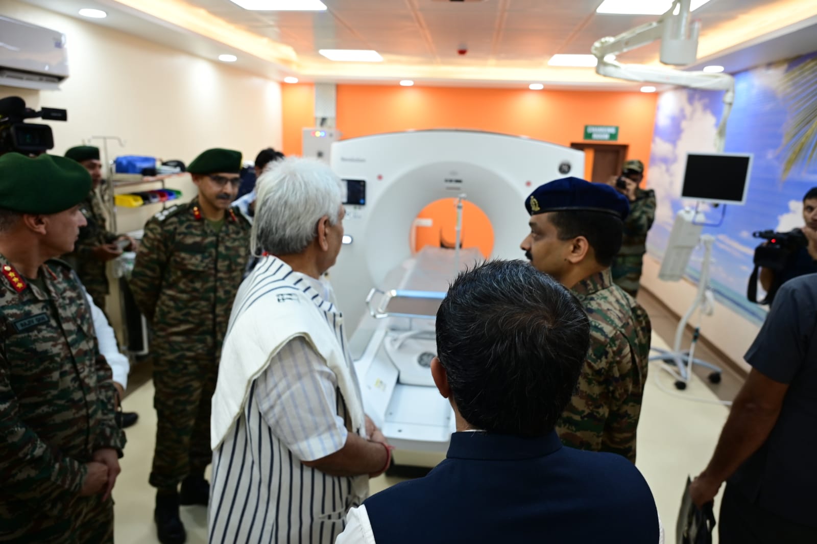  Lt Governor inaugurates State-of-the-Art CT Scan Centre at 92 Base Hospital, Srinagar