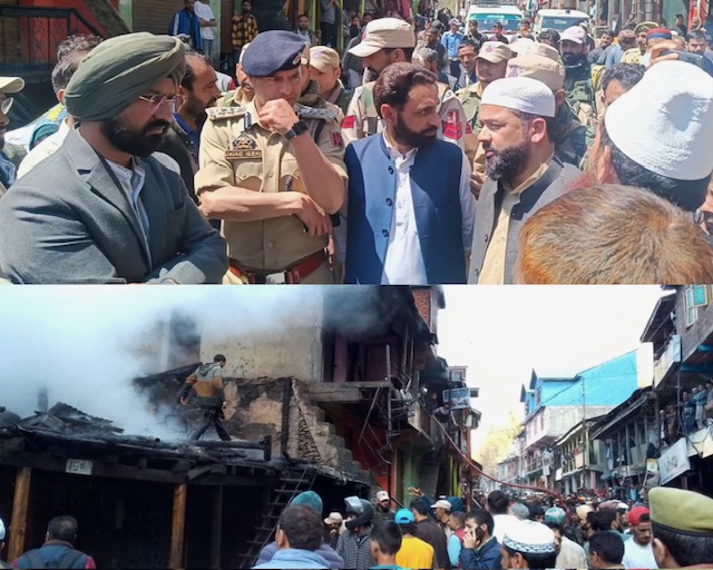  DC Doda visits fire incident site