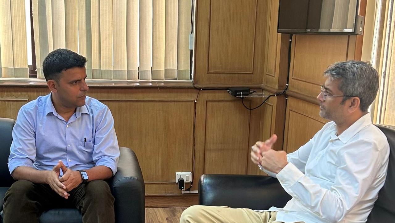 Arun Malhotra meets President AIFF to discuss Football in J&K