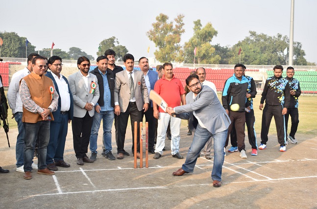 Satish Sharma inaugurates 35th Senior National Tennis Ball Cricket Championship