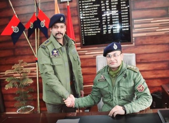 Sandeep Gupta Assumes Charge as SSP Ganderbal: Asks for a team work