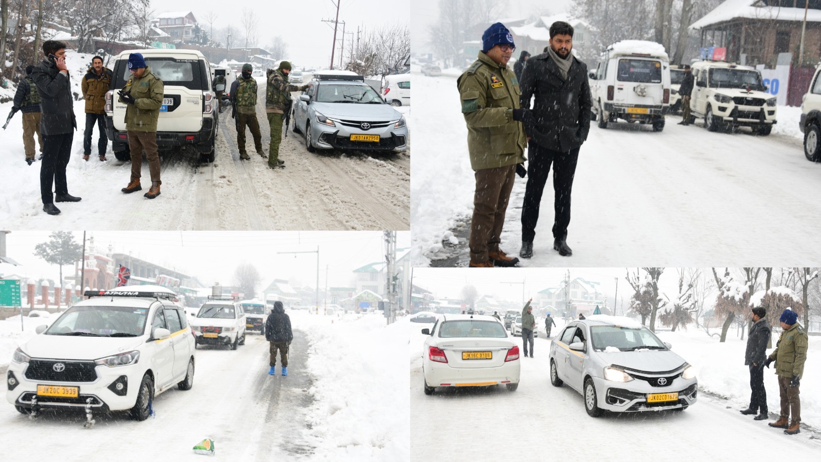 DC Ganderbal oversees swift movement of stranded vehicles on Srinagar-Leh highway 