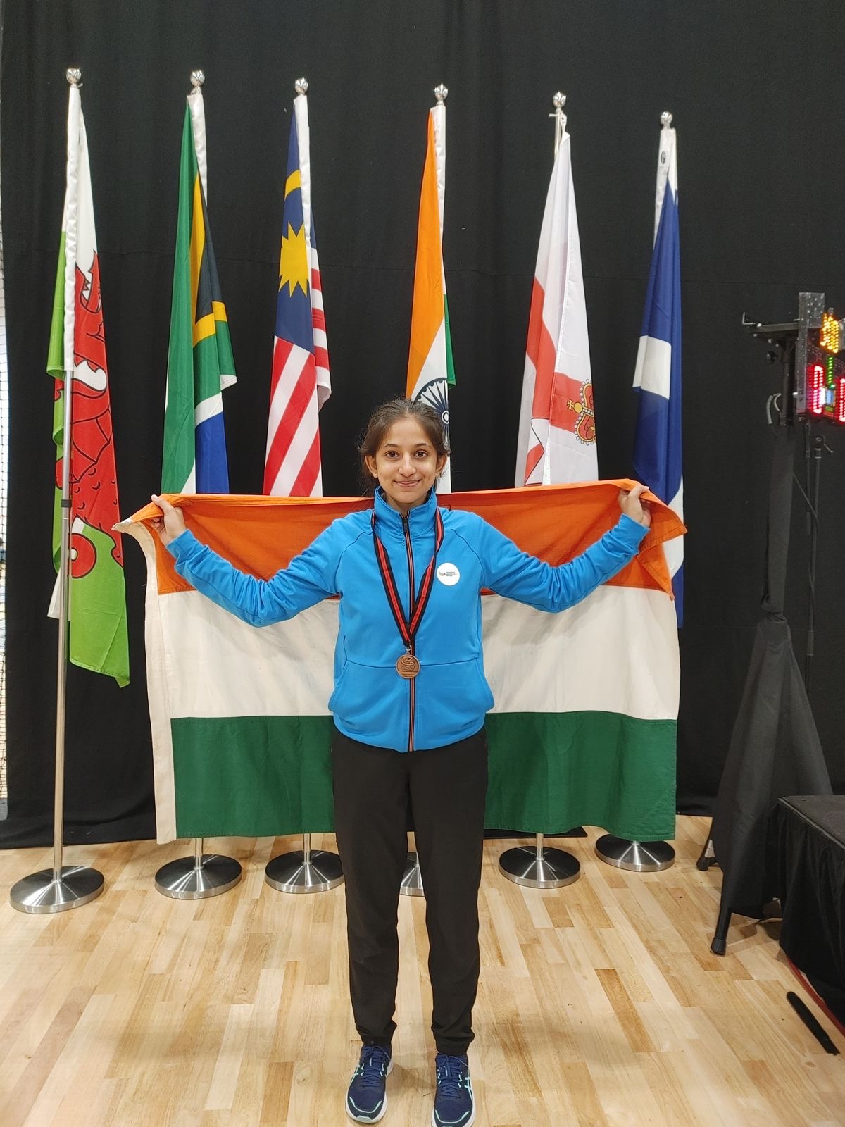 Chhavi of J&K  secures Bronze medal in  Commonwealth Junior and Cadet Fencing Championship in New Zealand