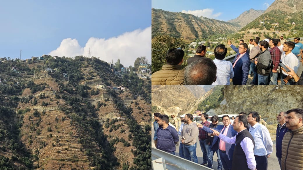 'DC Kishtwar Visits Site for City Forest under EMP at Shalimar'