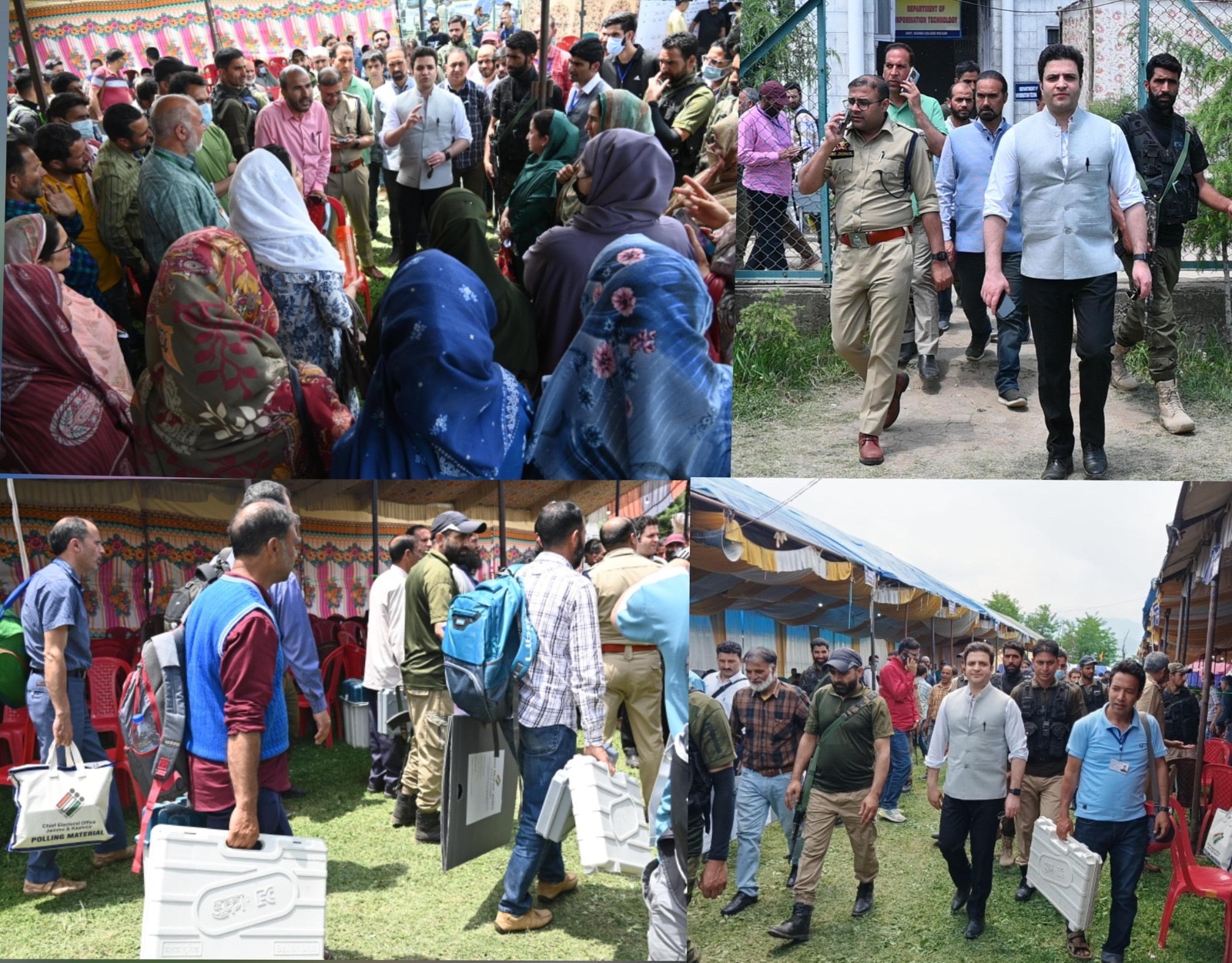 Lok Sabha Elections 2024: Election teams reach all 364 Polling Stations across Kulgam