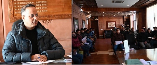  Distt Admin Shopian felicitates department heads for exceptional services