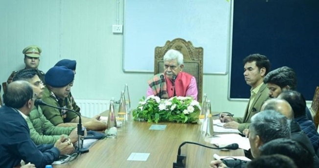 LG Manoj Sinha directs the securing of vital infrastructure projects across 