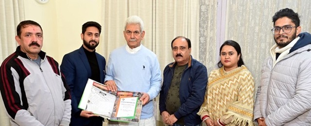 LG Manoj Sinha releases Coffee Table Book on Assembly Election Coverage 