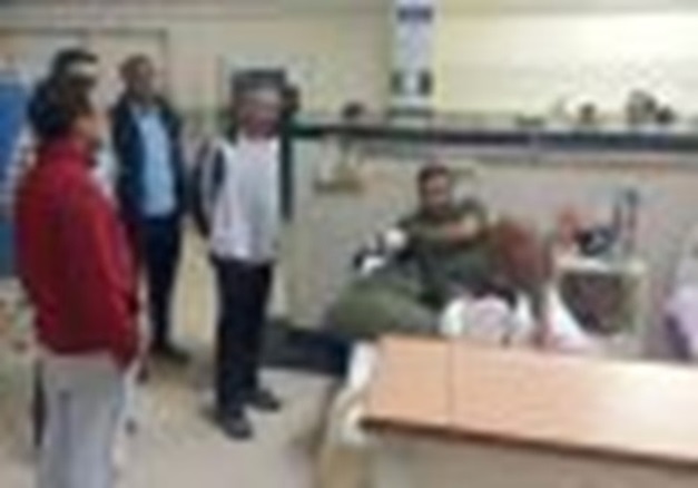 'DC Samba conducts late night surprise inspection of  District Hospital'