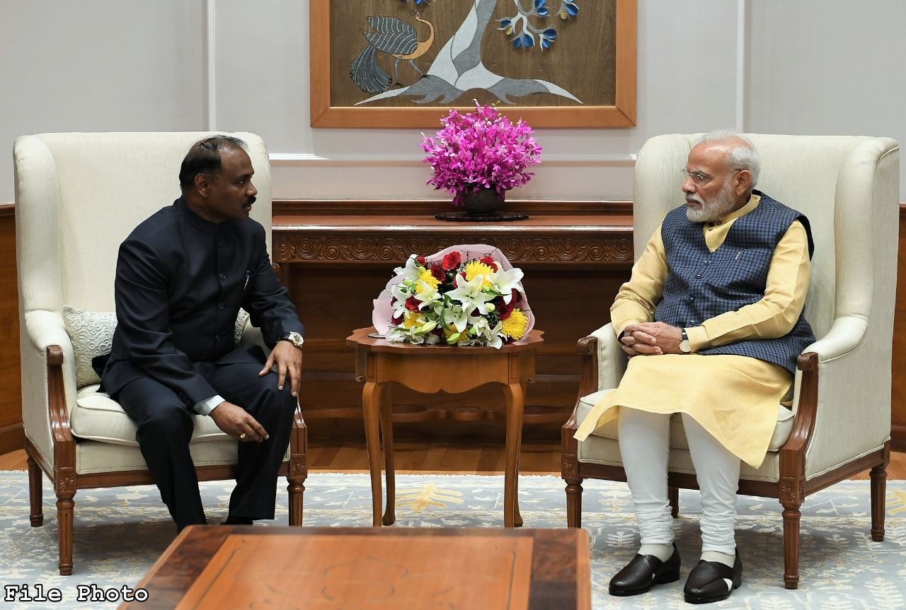 CAG India Girish Chandra Murmu calls on PM Modi